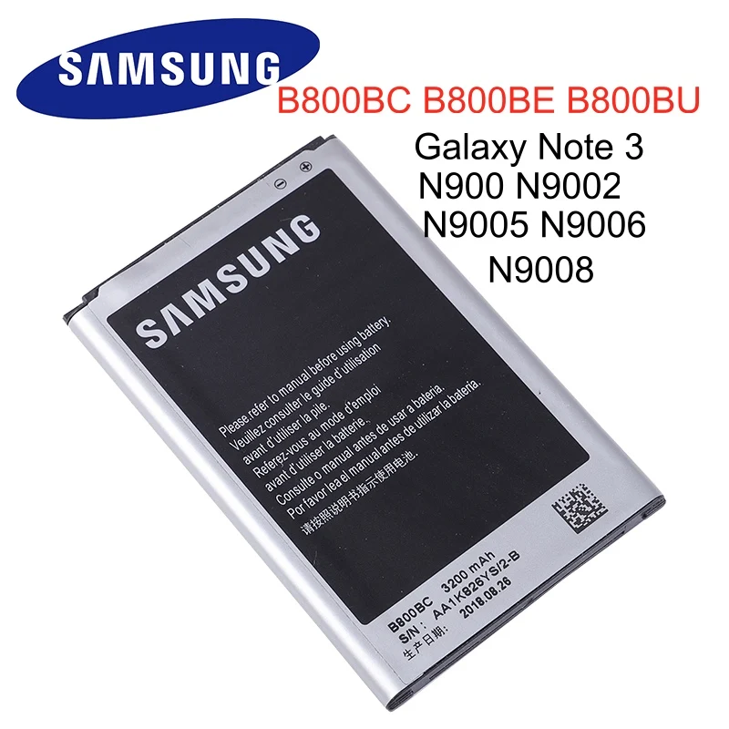 B800BE B800BC B800BU Samsung оригинальный аккумулятор для Galaxy Примечание 3 N900 N9002 N9005 N9006 N9008 с NFC