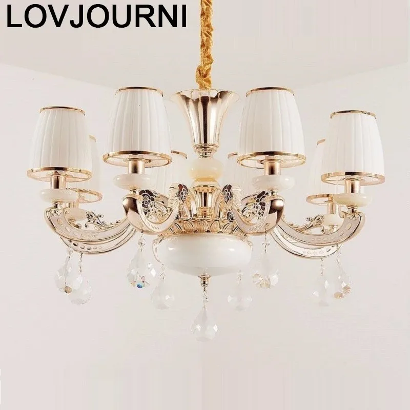 Lustre E Pendente Para Sala De Jantar скандинавский Лофт деко хрустальный светильник Lampara Colgante