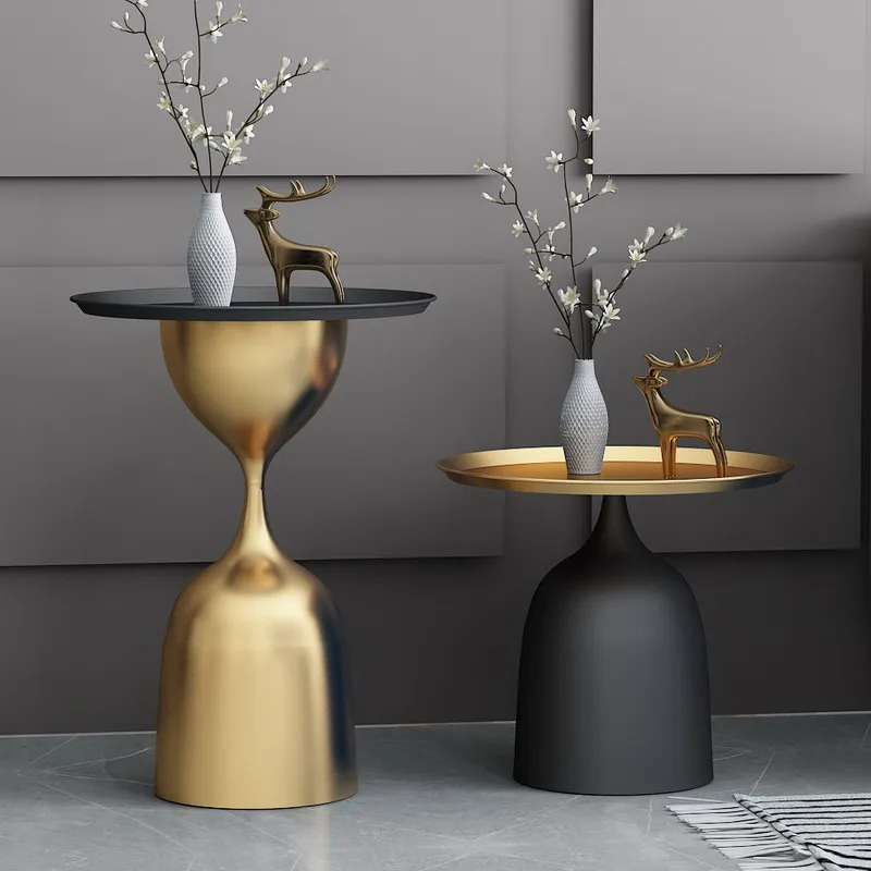 Утолщенный металлический поднос в скандинавском стиле креативный боковой