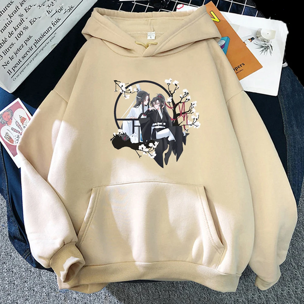 

Anime Mo Dao Zu Shi Hoodie Vrouwen De Ongetemde Lan Wangji Wei Wu Xian Print Hoodies Harajuku Zelf Sweatshirt moletom Streetwear