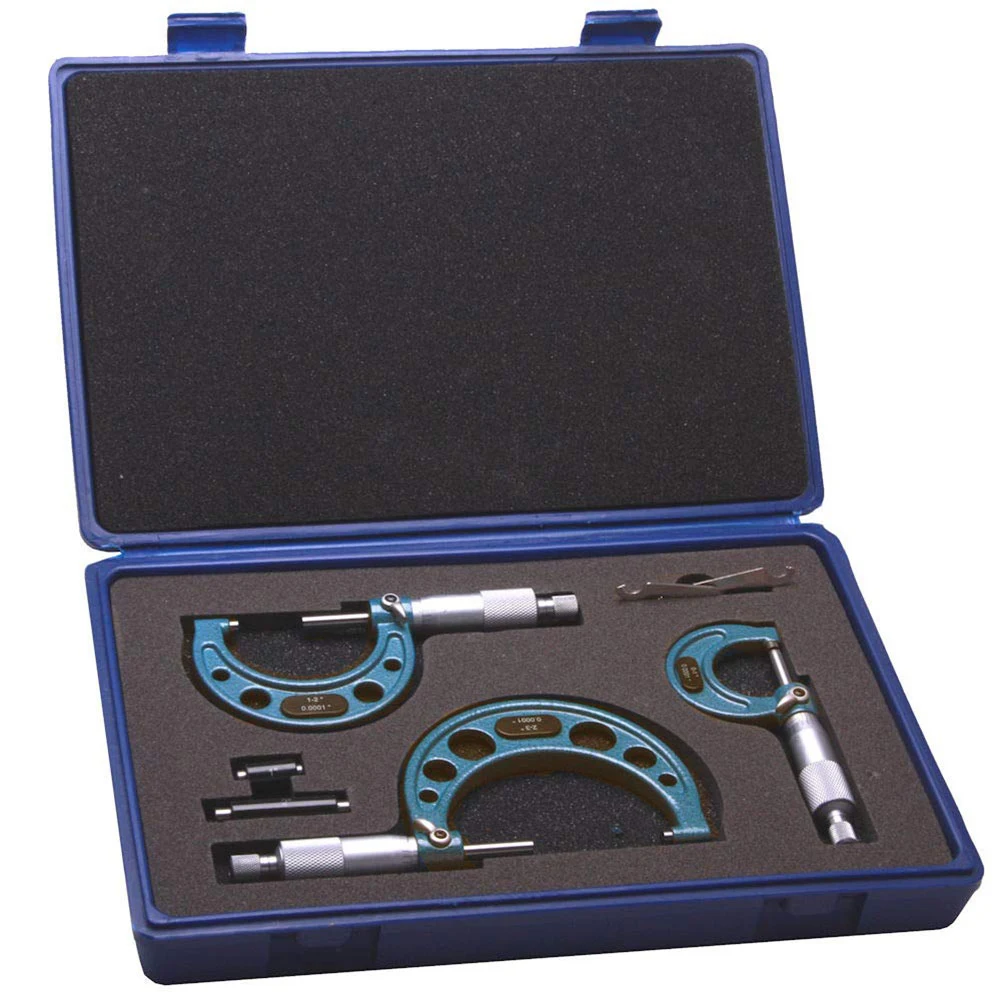 

3pcs outside micrometer 0-25mm/26-50mm/50-75mm Metric Gauge Vernier Caliper thickness Measuring Tools digital tools caliper