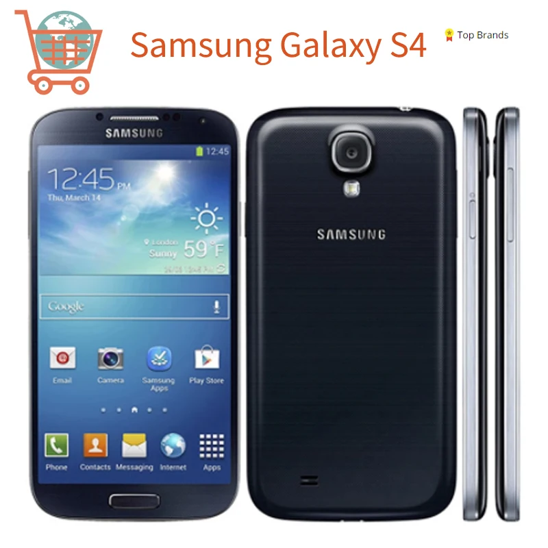 SAMSUNG Galaxy S4 I9500 I9505 Refurbishe разблокированный Samsung i9500 i9505 мобильный телефон 3G и 4G 5 0