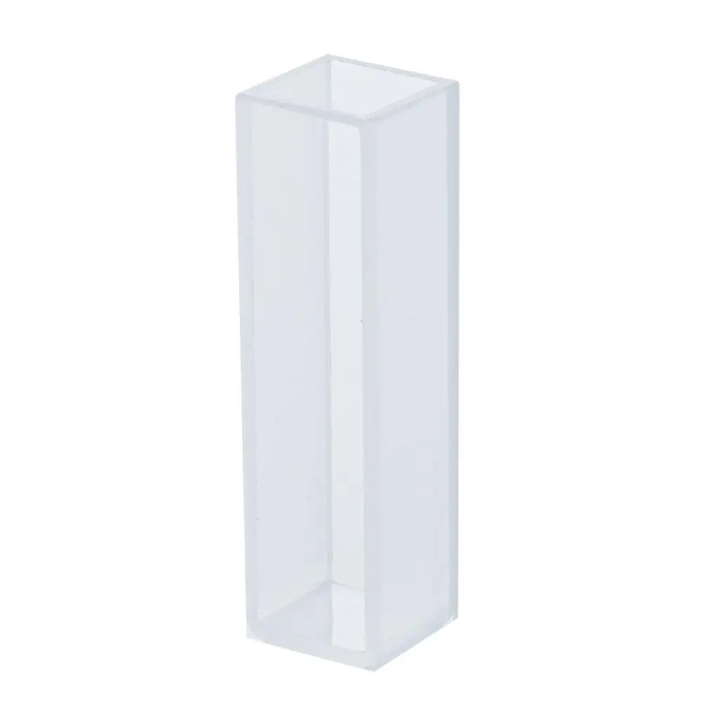 Standard Fluorescent Cuvette White Wall With Cover Glass Quartz Cell Spectrum Instrument | Канцтовары для офиса и дома