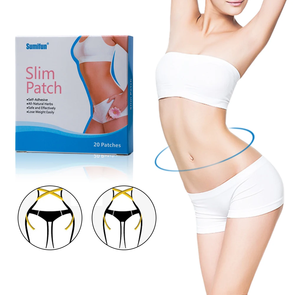 Новинка 20 шт./кор. китайские медицинские наклейки для похудения сжигание жира на