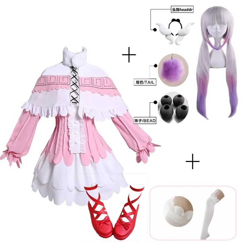 Косплей Канны для костюмированной вечеринки по японскому аниме Кобаяши Дракон