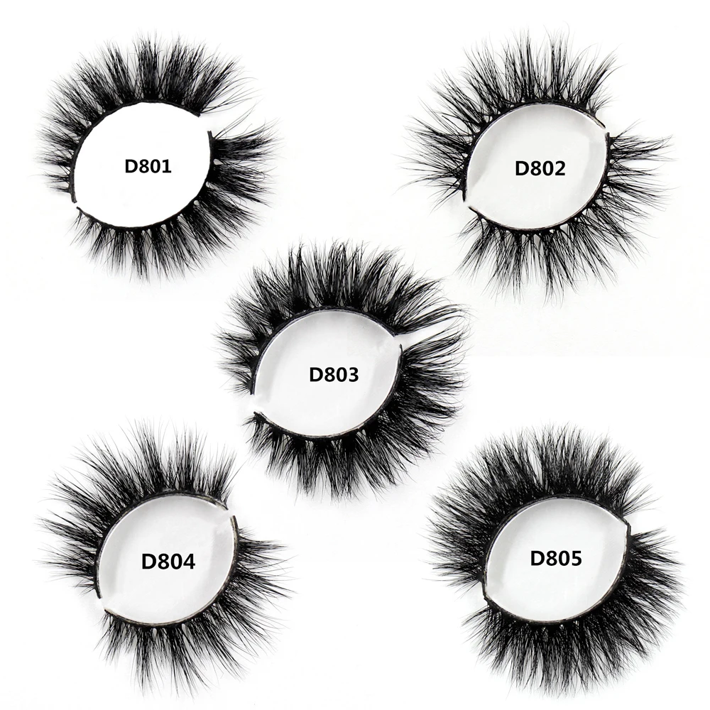 100 пар/лот накладные ресницы 3D норковые ручной работы безжалостные макияж ресниц