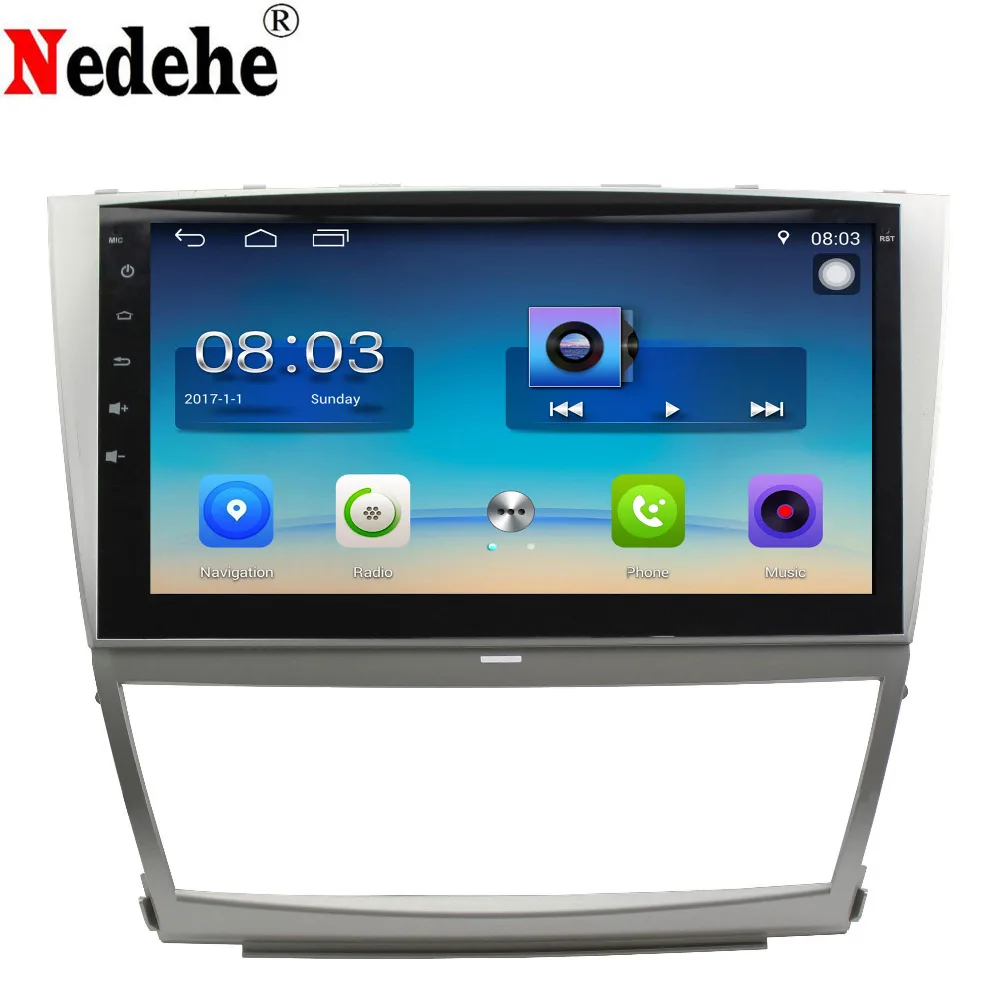 Nedehe 10 1 дюймов 2 ГБ + 32 Android 8 автомобильный DVD GPS-навигатор для Toyota Camry 2006 2007 2008 2009 2010