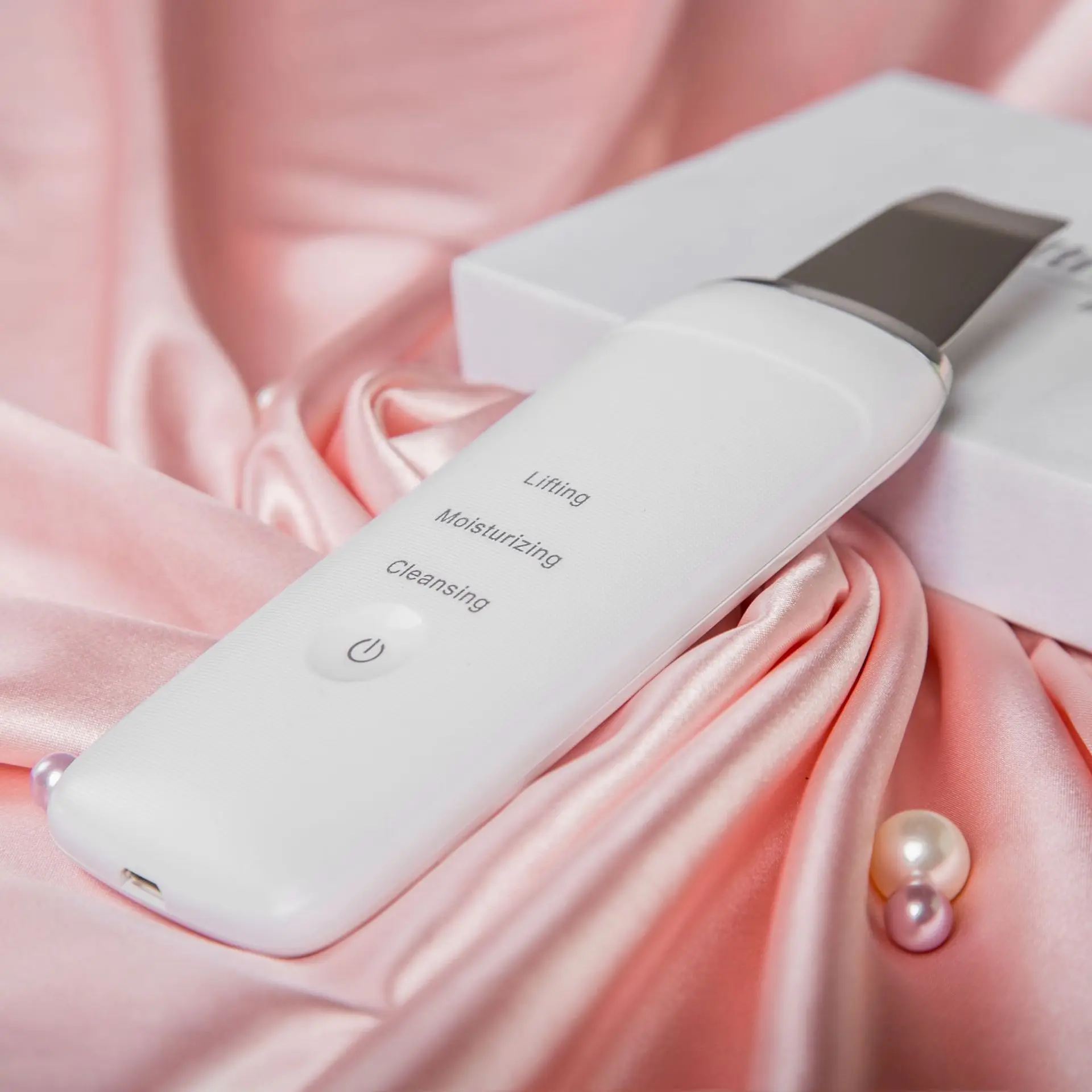 Ультразвуковой скребок для кожи лица глубокое очищение пор и устройство ухода за