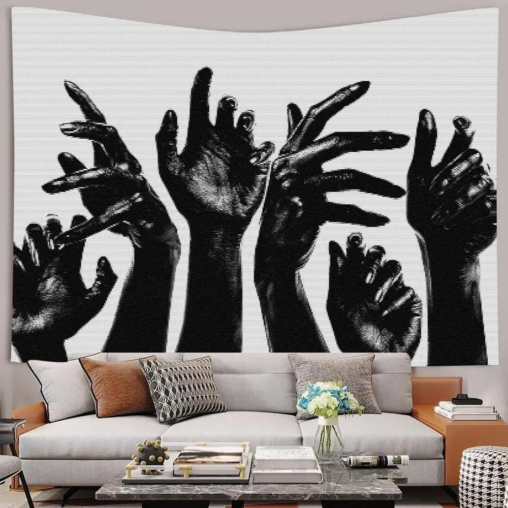 

Simsant Trippy Tree Tapestry Family Reunion Art Wall Hanging Tapestries for Living Room Home Blanket Dorm Decor Banner