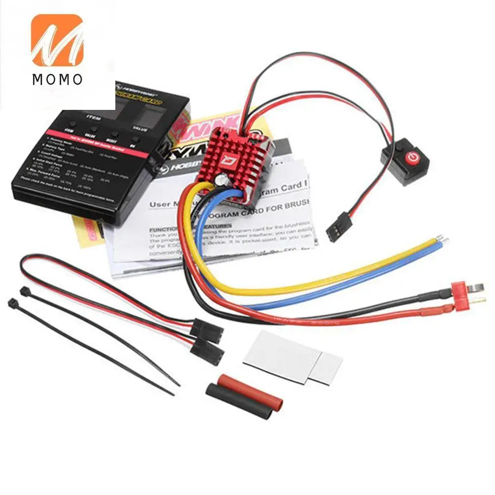 

Crawler Brushed 1080 80A Waterproof Brushed ESC Speed Controller with Program Card BEC For RC Car