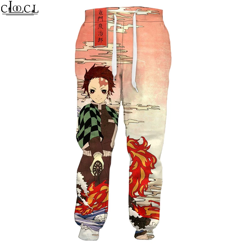 

Спортивные штаны унисекс, с 3D-принтом, в стиле аниме Demon Slayer Kimetsu No Yaiba