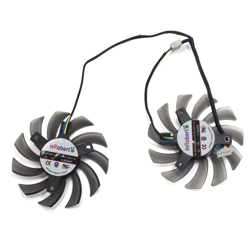 Вентилятор VGA для ASUS GTX690 GTX680 GTX670 GTX660TI HD7970 R9 270X GTX770|Кулеры и системы охлаждения