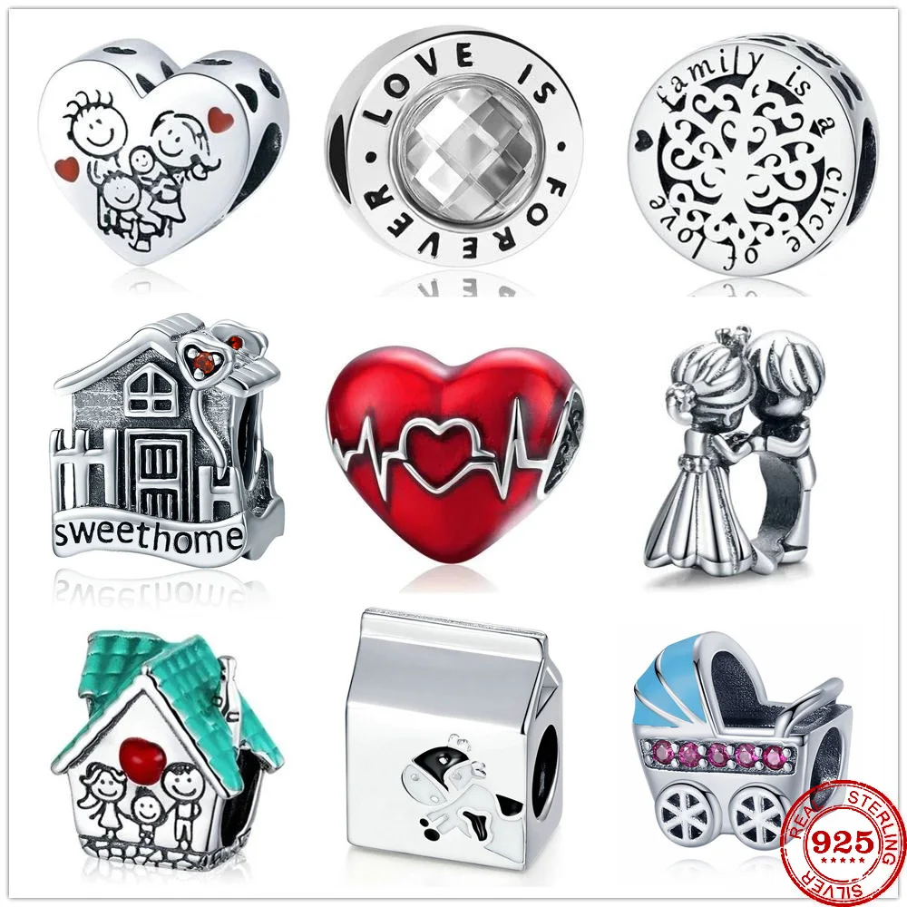 Бусины-шармы для браслета серебро 925 пробы | Украшения и аксессуары