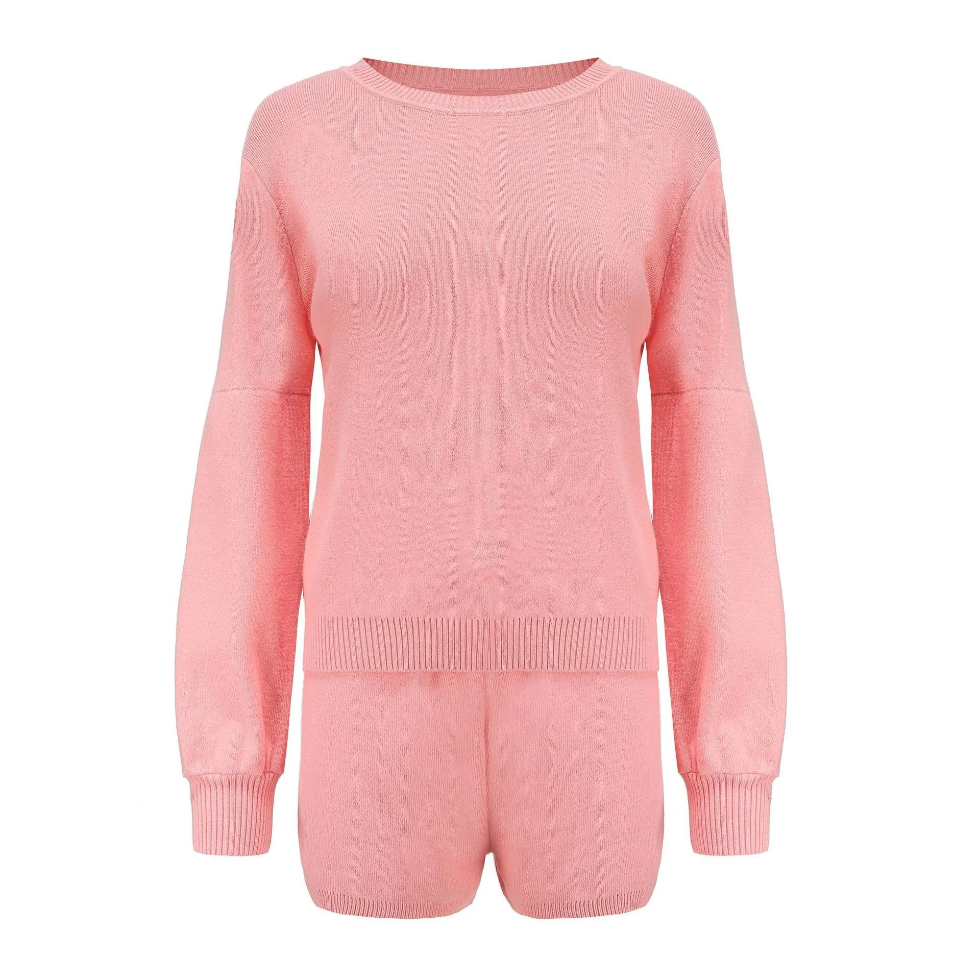 

2020 New Summer Fashion Girl Macarone Sweater Set Spring Summer 2021 Women Fashion Summer Sets for Women 2020