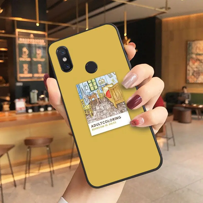 Caliente Pantone Art Painting Phone Case For Xiaomi Mi 6 6plus 8 8SE 9 9SE 6X Note2 Note3 Coque Shell Coque Shell