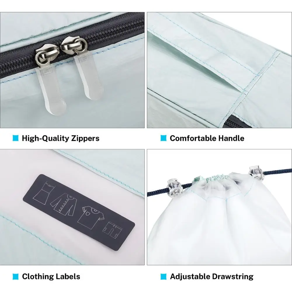 Gonex 4 шт. дорожная упаковка Набор для хранения сумки путешествия Чемодан