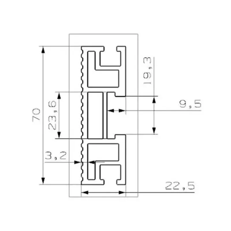450 мм деревообрабатывающий торцовочный забор Алюминиевые материалы подушка под
