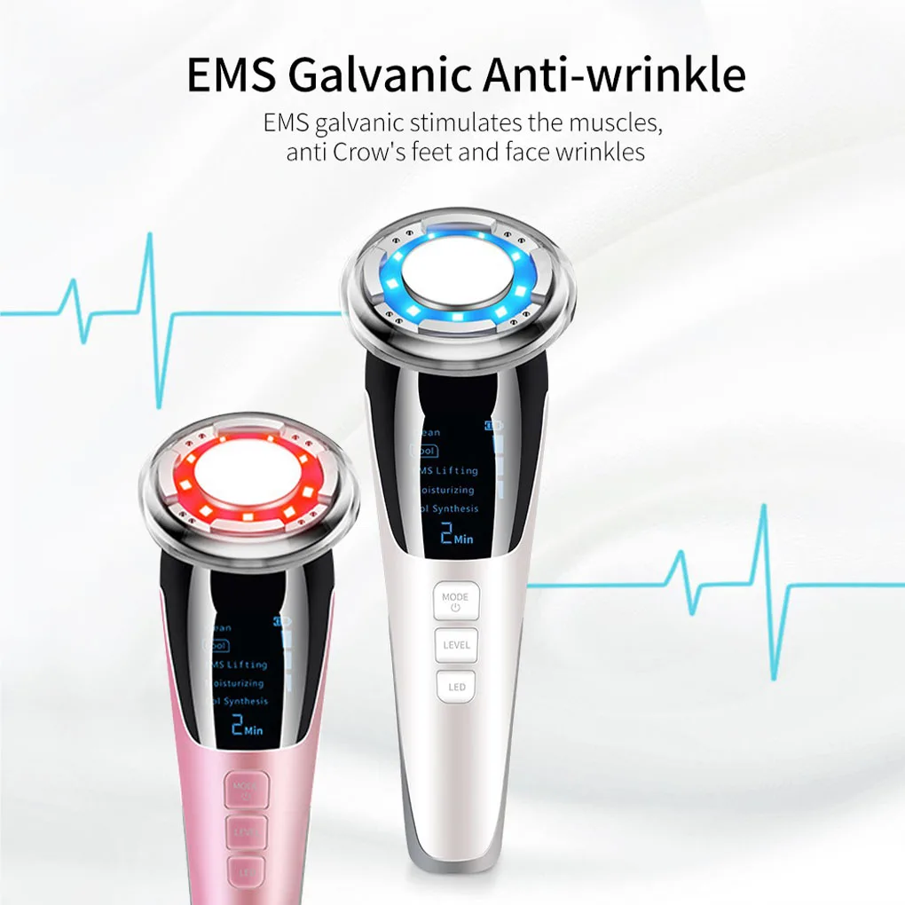 

Beauty Device Red&blue Light Therapy Skin Rejuvenation Skin Tightening Eye Care Facial Cleansing Face Lift Face Massager