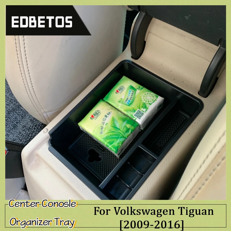 

Для Volkswagen Tiguan MK1 2009 2010 2011 2012 2013 2014 2015 подлокотник контейнер для хранения Tiguan центр conole Органайзер лоток