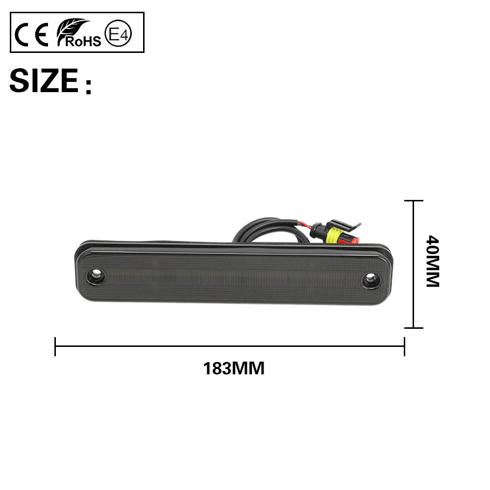 4x дымовая линза фонарь передняя + задняя янтарного/красного цвета для Hummer H2 03