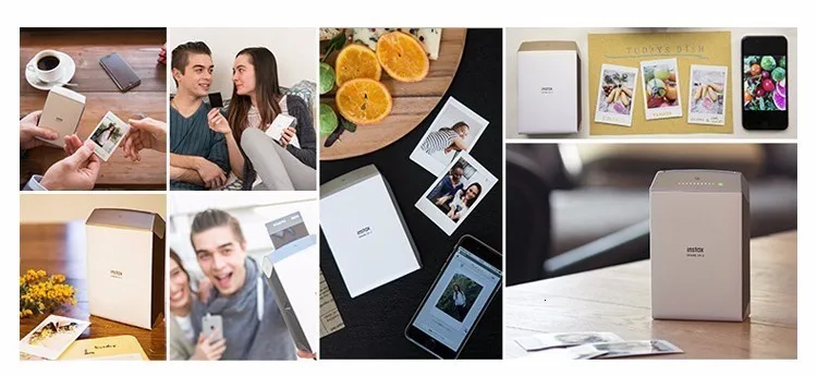Fujifilm Instax Share принтер для смартфонов SP-2 DIY Фото принтеры два цвета серебро и золото подлинный в продаже