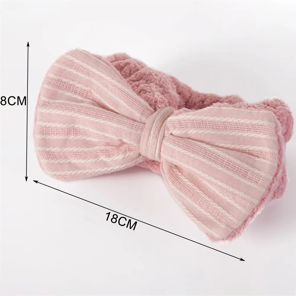 Мытье лица Чистый Макияж Красота эластичное полотенце повязки для волос из