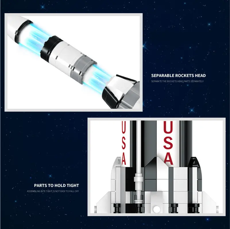 Lunar Lander космическая станция модель строительные блоки мс аксессуары комплекты