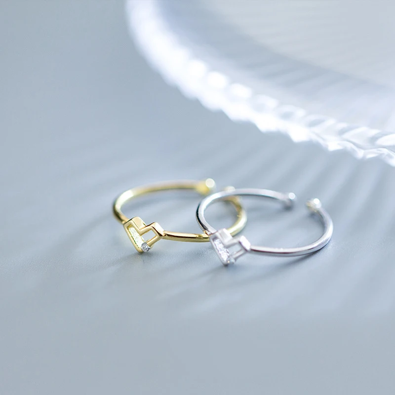 Женское кольцо с полым сердцем Trustdavis коктейльное Открытое из 100% стерлингового