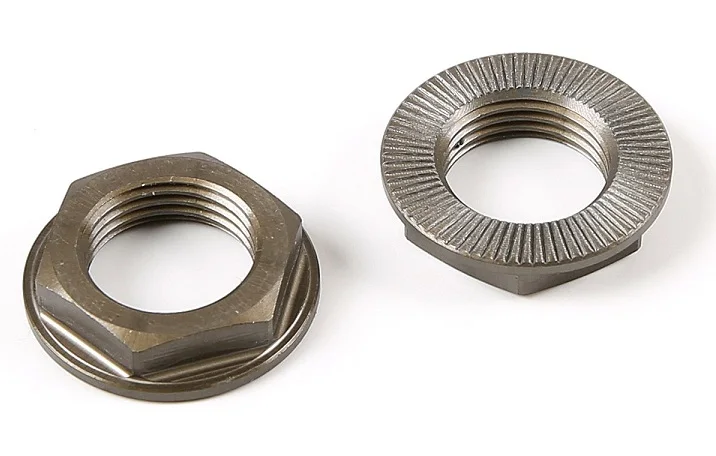 Фланцевые Колесные гайки 24 мм (Жесткий анодированный) набор из 2 для MCD Rovan F5 RC