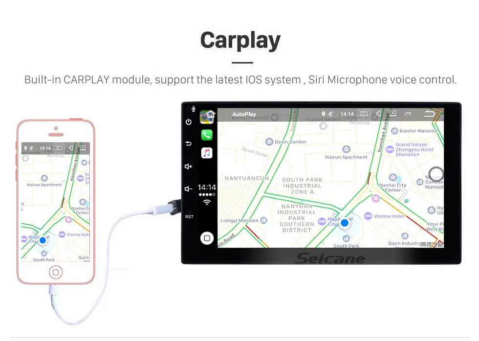 Seicane 2Din Авто Радио Android 9,0 HD " gps Navi аудио Радио стерео для Subaru WRX forester мультимедийный плеер