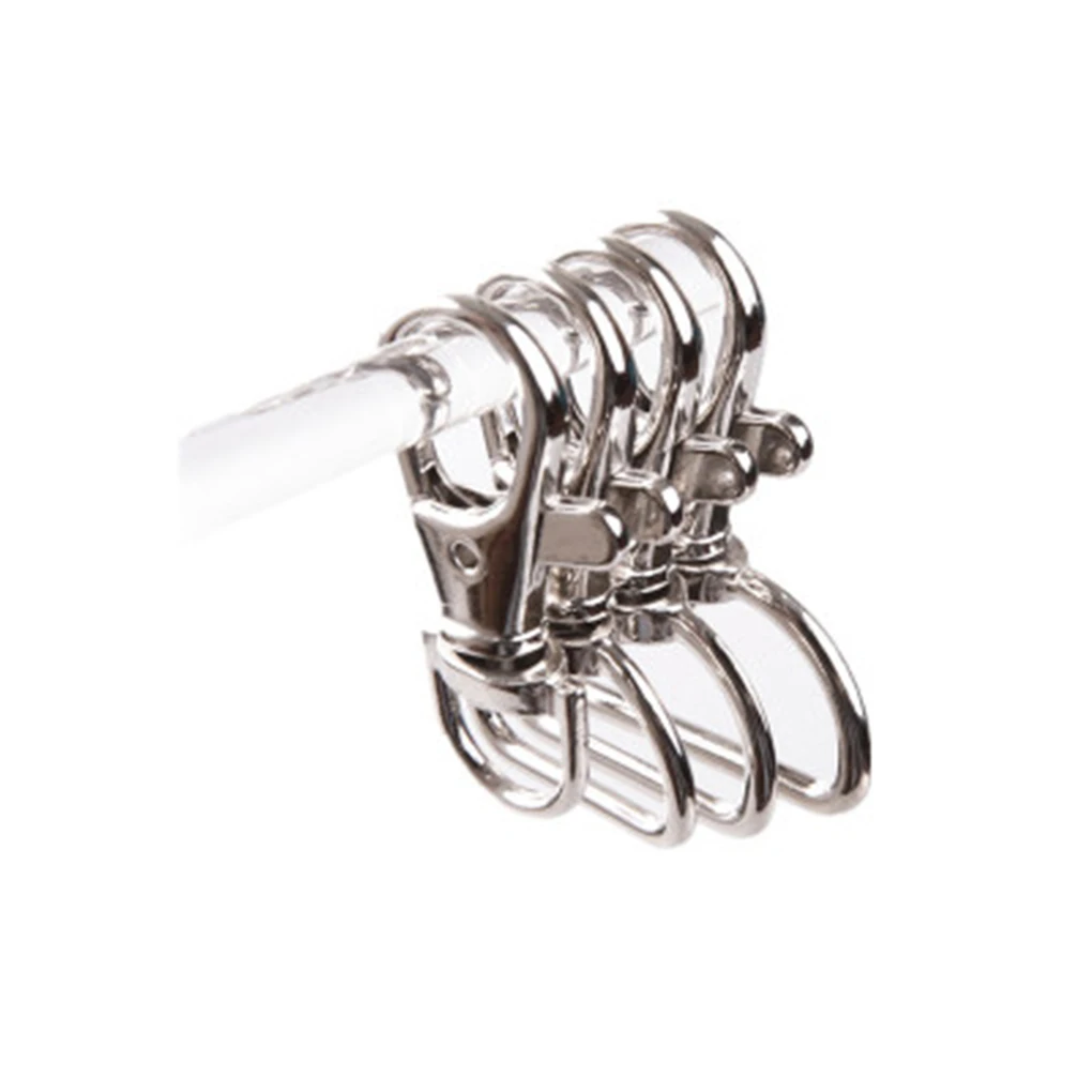 Металлический карабин с D образным кольцом 25 шт.|Пряжки и крючки| |