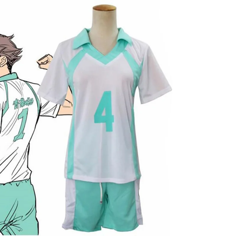 Haikyuu аниме Oikawa Tooru Косплей костюмы униформа Джерси для старшей школы волейбольный