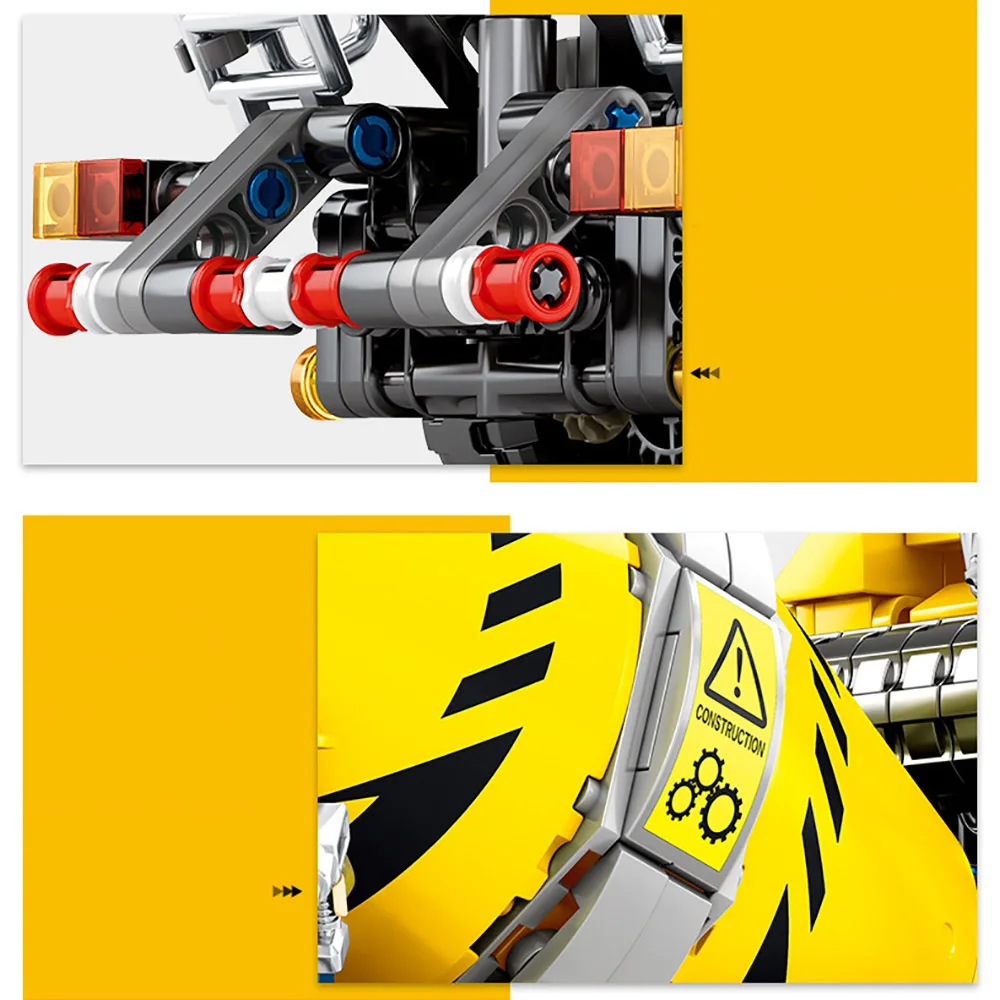 Бетономешалка SEMBO высокотехнологичный строительный грузовик 1143 шт.|Блочные