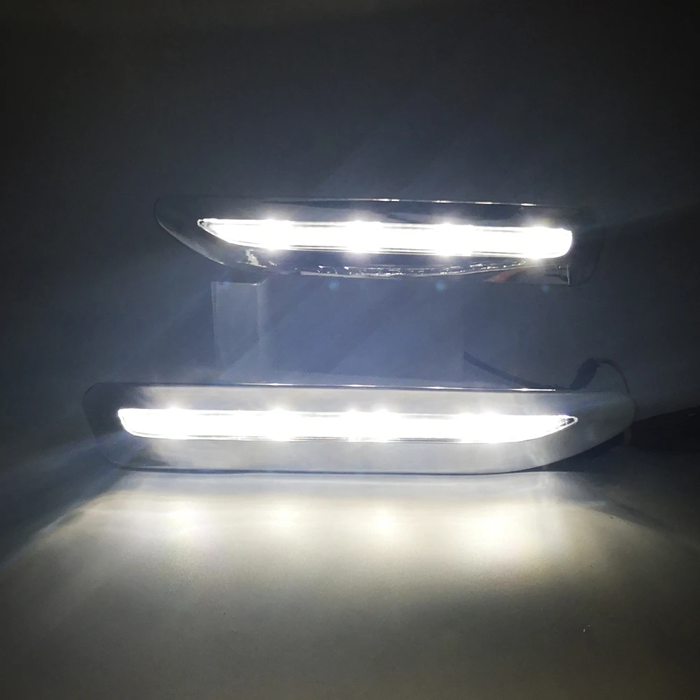 Светодиодные дневные ходосветильник 1 пара автомобильные аксессуары
