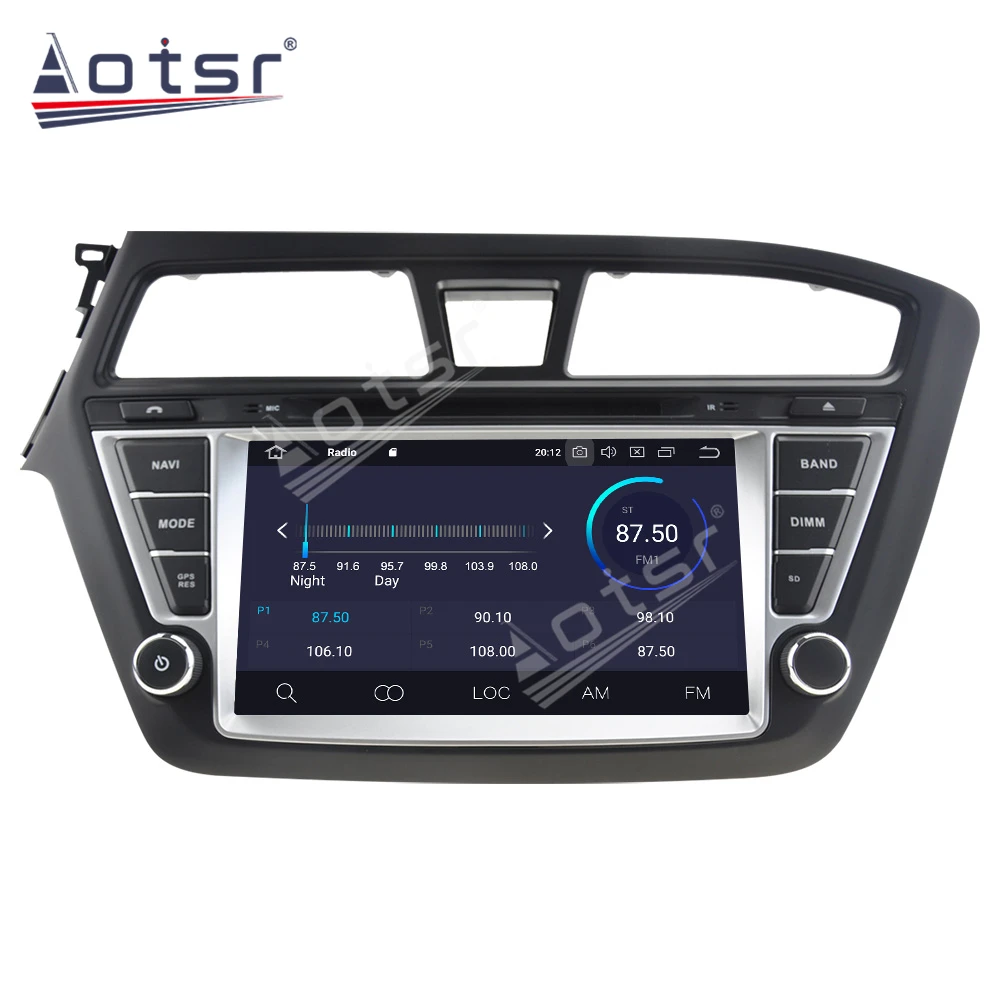 

For Hyundai i20 2014-2018 Car GPS Navigation DVD Multimedia Stereo Android 10.0 Radio Head unit DSP 64G Auto Audio Video Player