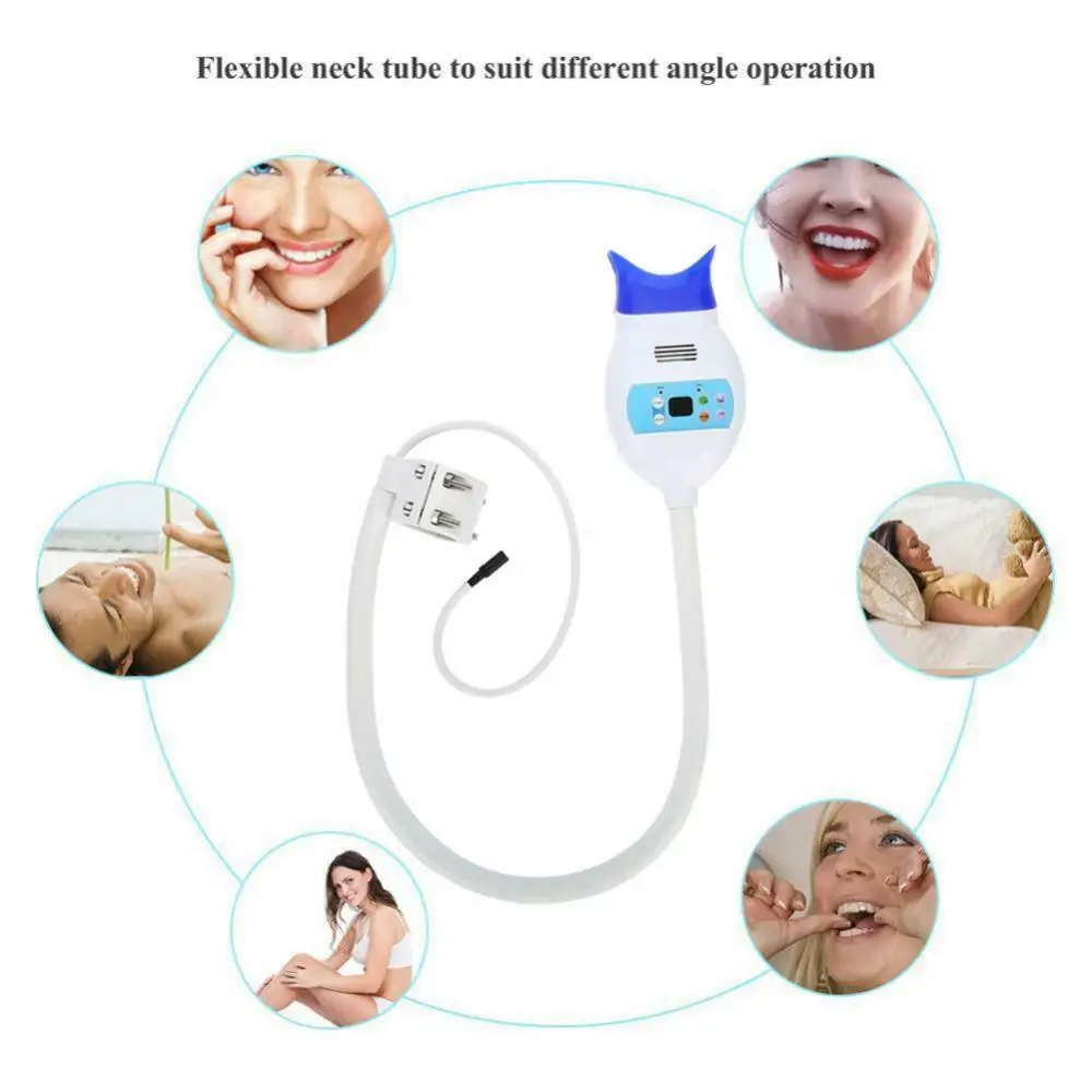 

Dental Mobile Teeth Whitening KIT Lamp Bleaching 6 LED Light Laser Machine