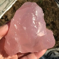 natural rose crystal raw stone mineral crystal specimen ore and restore crystal healing