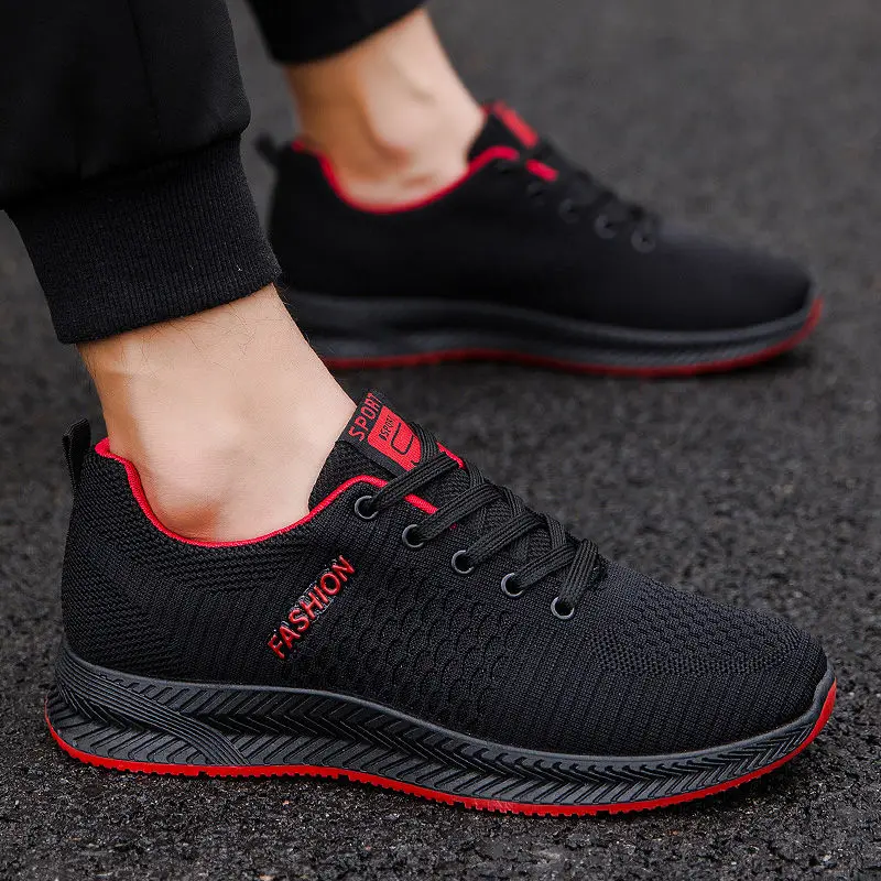 

Men Vulcanize Shoes Breathable Sneakers Men Mesh Male Sneakers Fashion Sneakers Male New 2020 Outdoor Comfortable Casual Sneaker