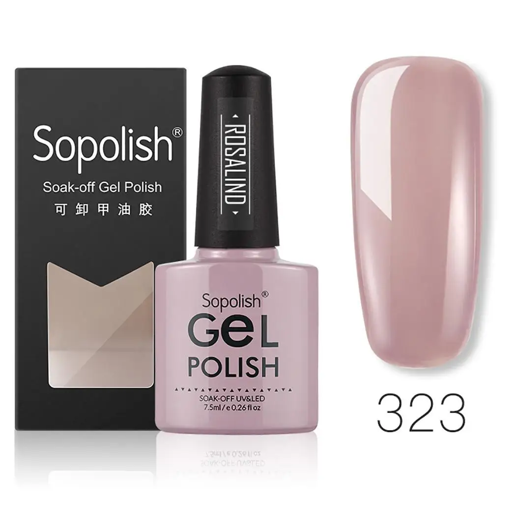 Женская мода фототерапия клей для ногтей УФ/светодиодный Гель-лак 28 цветов 7 5 мл