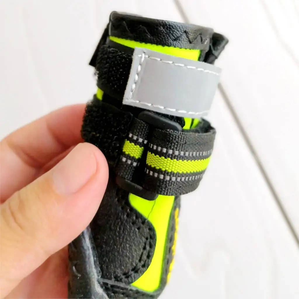 Светоотражающие ботинки золотистого ретривера водонепроницаемые 8 размеров