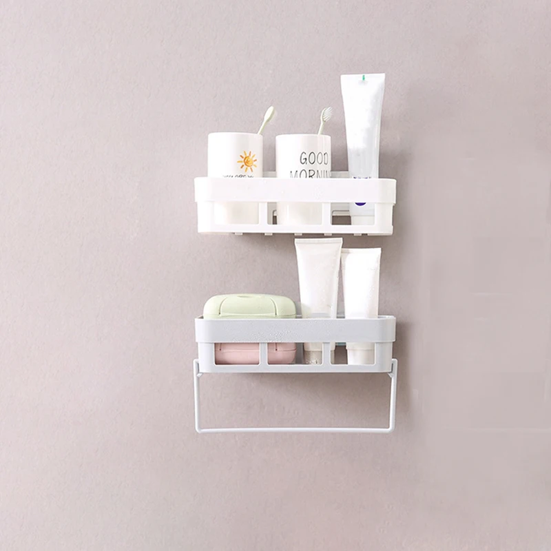 Кухонная полая дизайнерская полка для ванной комнаты с полотенцем угловой