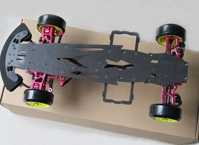 RCMOY набор из сплава и углерода 1:10 RC Drift Car Kit для 3 гонок Sakura D4 AWD 4WD Бесплатная