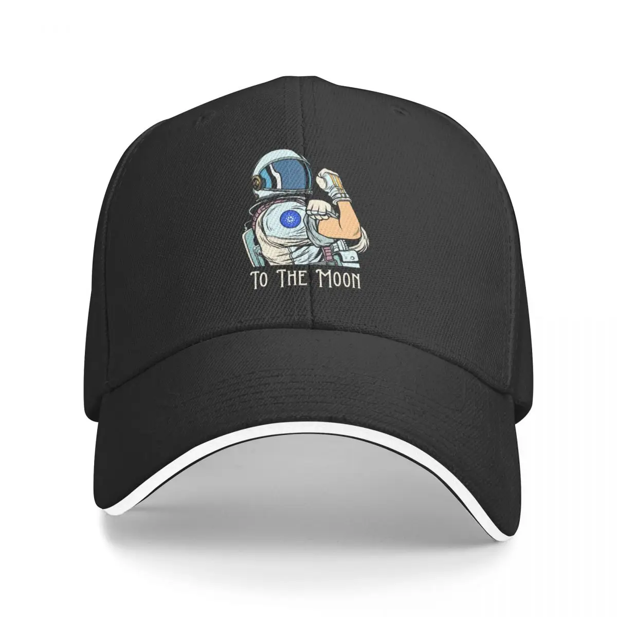 

Cardano We Can Do It AstronautTo The Moon ADA Space Man Promo Men's and Women's casquette Print Anime Baseball sun Novelty hat