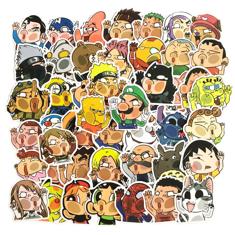 

10/50pcs Anime Kawaii Cartoon Graffiti Game Cute Ins Sticker Pack for Laptop Phone Case Suitcase Luggage Bike Bottle Journal DIY