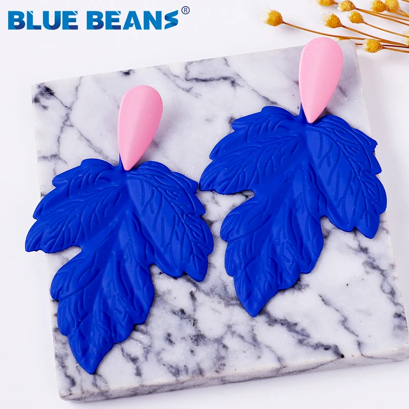 Bohemia Women Metal Maple leaf Earrings Jewelry star Drop Earring brown Fashion Geometric Simple Punk party Statement | Украшения и