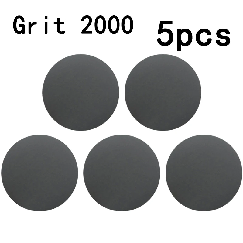 

Wet Dry Sanding Discs Sandpaper 125mm 800/1000/1200/1500/2000/3000 Grit Useful