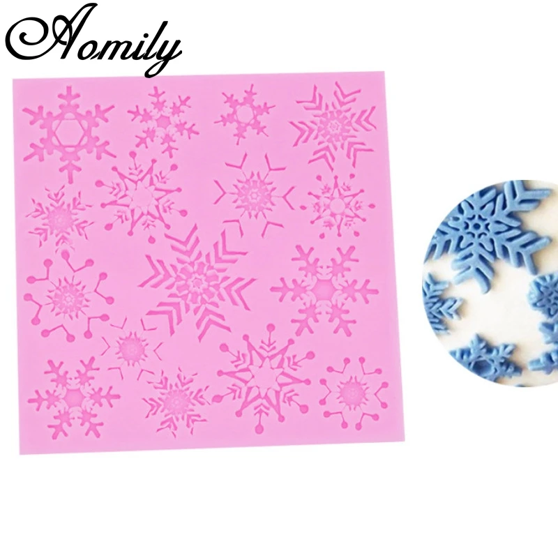 Силиконовая форма Aomily в форме снега 3D для выпечки | Дом и сад