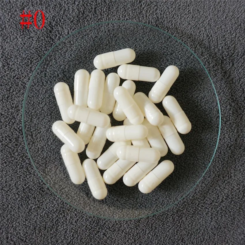 

0# 1000pcs 0 Size High Quality Hard Gelatin Empty Capsules, Hollow Gelatin Capsules ,Refillable Joined or Separated Capsules
