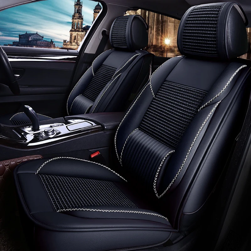 

Universal Car Seat Cover ice silk Auto Seats Covers for bmw e36 e38 e39 e46 e60 e70 e82 e84 x1 e87 e90 e91 e92 f30 e30 e83 e34