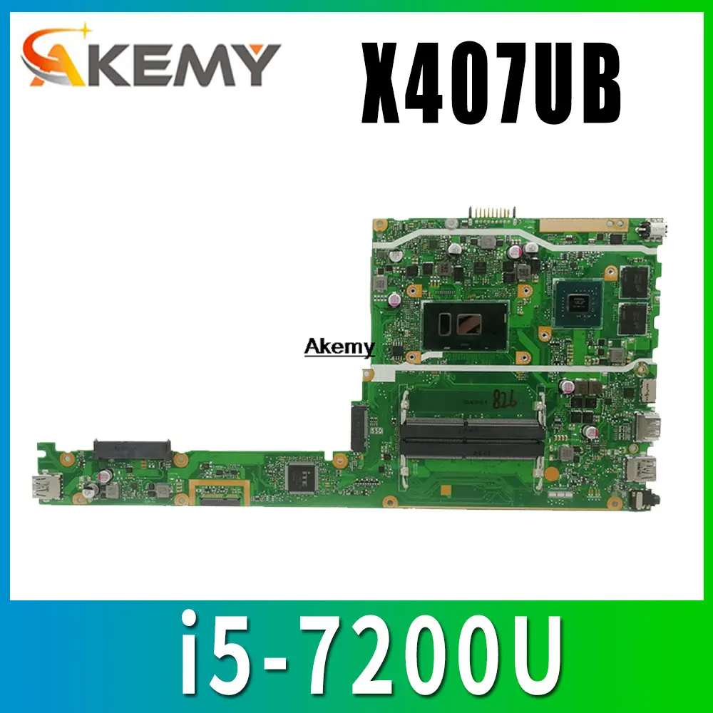 X407UB материнская плата i5 7200U для For Asus X407U X407UBR X407UF ноутбука (обмен)!|Материнские